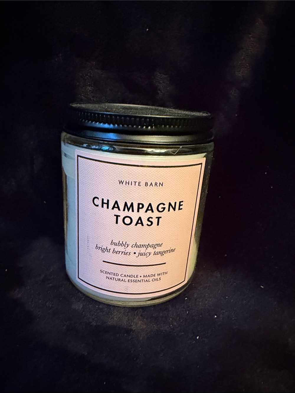 Champagne Toast Candle